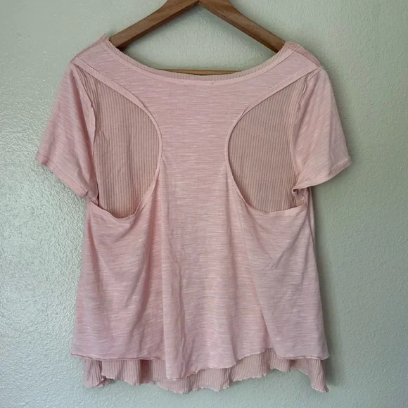 Miss Me Pink Asymmetrical Graphic Blouse 2 for $22 ❇️ - Picture 4 of 6